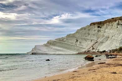 From San Leone: Half-day Dinghy Tour to Scala Dei Turchi