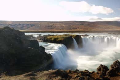 Akureyri hamn: Tur till Goðafoss och skogslagunen