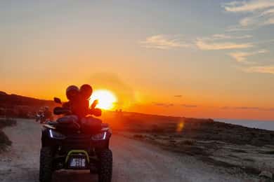 Från Malta: Blå lagunen och Gozo-tur med fyrhjulingar och middag