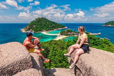 Koh Samui: Koh Tao og Nangyuan snorkeltur med frokost