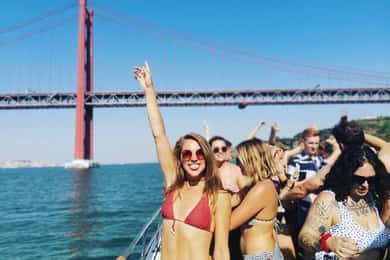 Lissabon: Splash Boat Party, het enige all-inclusive feest