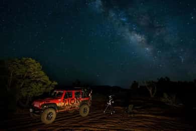 Depuis Virgin : Visite nocturne de Zion en Jeep avec un télescope