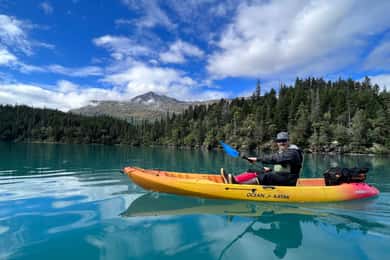 Kayak Tour, Historic Iditarod Trail Hike & Lunch Near Seward