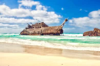 Boavista: Rabil, Schiffswrack, Stadt, Snacks & Getränke - 4x4 Tour