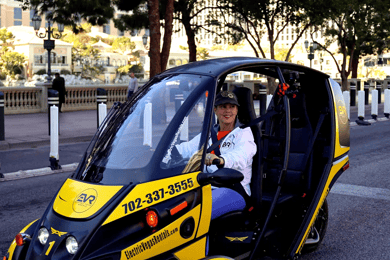 Las Vegas: Self-Drive Strip Tour in een elektrische EVR-auto