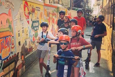 Bangkok: Recorrido en e-Scooter de arte urbano por Chinatown