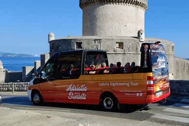 Dubrovnik: Convertible Bus Panorama Tour with Audio Guide