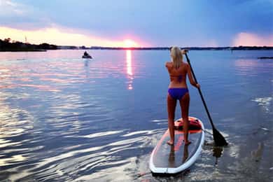 Virginia Beach: Sunset Stand-Up Paddleboarding Tour