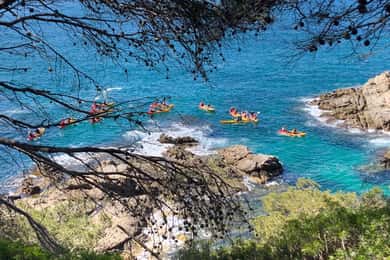 Lloret de Mar: 3-timmars kajak- och snorkeltur på Costa Brava