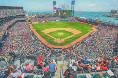 São Francisco: ingresso para o jogo de beisebol do San Francisco Giants