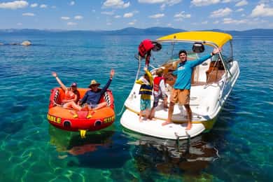 Lake Tahoe: Private Customizable Cruise with Watersports