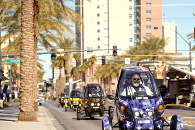 Las Vegas: Electric Vegas-verhuur op de Las Vegas Strip