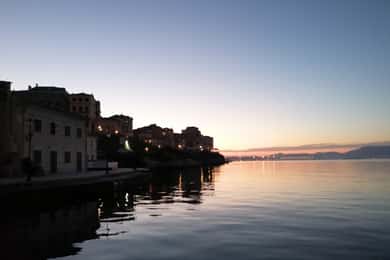Sunset boat trip from Corfu Town to Mouse Island