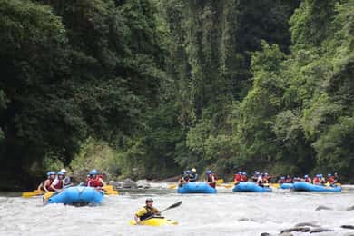 La Fortuna: Rafting Pacuare & Transfer till SJO eller Puerto Viejo