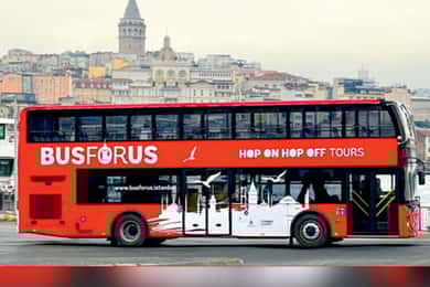 Istanbul: 48-timmars hop-on hop-off-buss med dubbeldäckare biljett