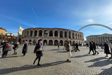 Tour guidato a piedi per piccoli gruppi con biglietti dell'Arena