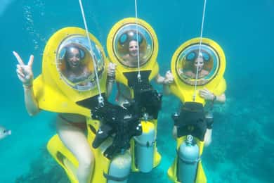 De Punta Cana: ScubaDoo, Snorkel e passeio de barco com fundo de vidro