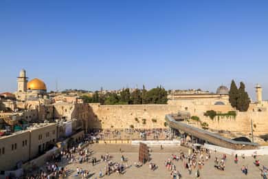 Från Tel Aviv: Jerusalem gamla stadsdelens höjdpunkter