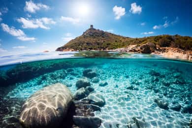 From Cagliari: Villasimius Beach tour Full-day