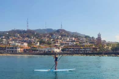 Puerto Vallarta: Guided SUP Board Tour with Digital Photos