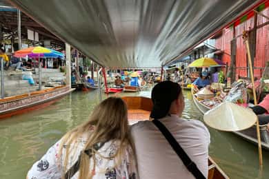 Bangkok: Mercato galleggiante di Damnoen e mercato del treno Tour privato