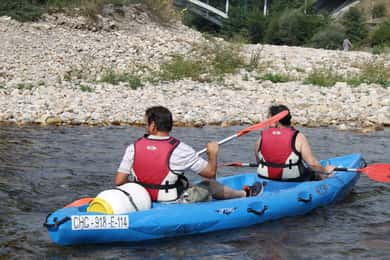 Descenso del río Sella en canoa