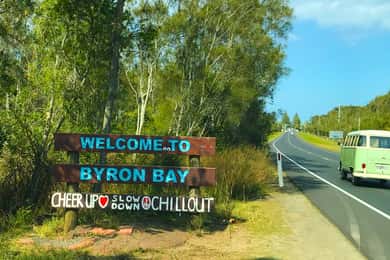 Från Brisbane: Byron Bay, Bangalow och Guldkusten dagstur