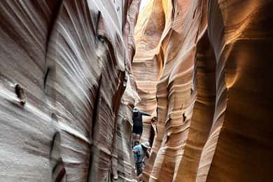 From Escalante: Zebra Slot Canyon Guided Tour and Hike