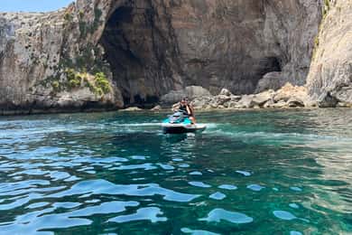 De Marsaskala: Tour particular de Jet Ski na Gruta Azul
