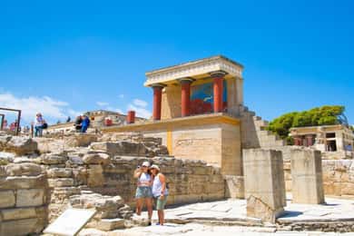 Knossos E-billett med audioguide og valgfritt museum