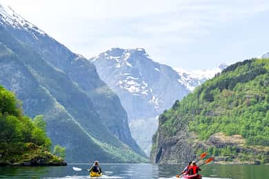 From Flåm: Nærøyfjord 3 Day Kayaking and Camping Tour