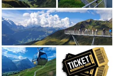 Grindelwald Primero: Ticket de entrada al teleférico con Cliff Walk