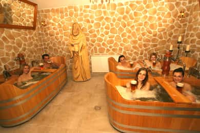 Bier Spa Bernard mit Bier und Massage Option