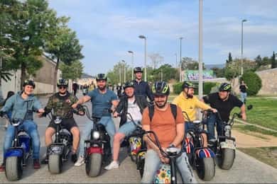 Atenas: City Highlights Tour guiado na cidade em E-Scooter