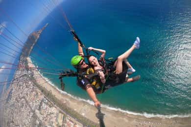Antalya/Side'den: Alanya'da Tandem Yamaç Paraşütü