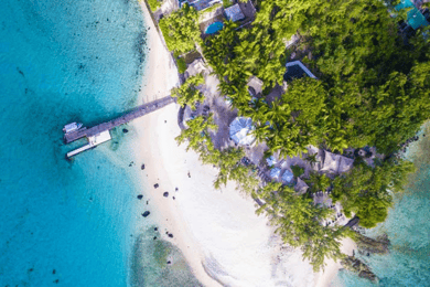 Ile Aux 2 Cocos heldagspaket med all inclusive