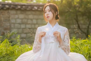 Séoul : Palais Gyeongbok avec Gigibebe Hanbok Rental