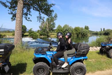 Vanuit Split: Quadtocht langs drie rivieren met zwemmen en lunch