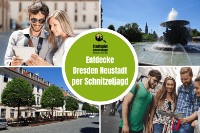 Dresde Neustadt: Excursión autoguiada a la caza del tesoro