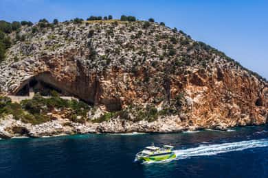 From Cala Bona: East Coast Glass-Bottom Boat Trip