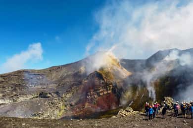 Etna: trektocht naar de topkrater met kabelbaan