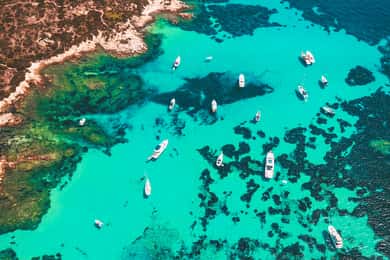 Fra Palau: Bådtur med pasta i La Maddalena-øhavet