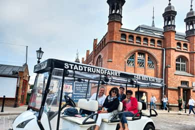 Gdansk: City Tour Live Guided by Golf Cart/Buggy Sightseeing