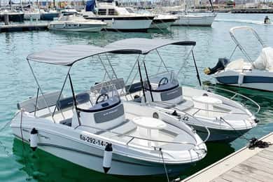 Valencia: bootverhuur zonder vaarbewijs