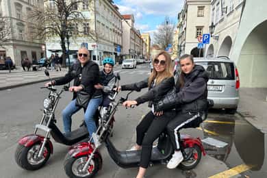 Prague: Guided Fat Tire e-Scooter Tour