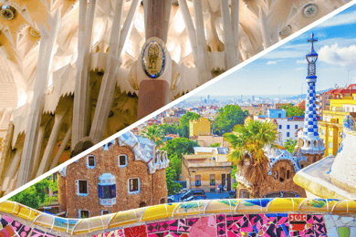 Barcelona: Sagrada Familia with Towers and Park Güell Tour