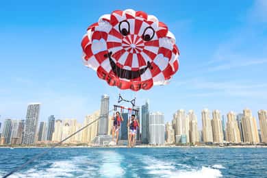 Dubai: Parasailing-opplevelse med utsikt over Palm View og JBR