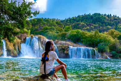 Vanuit Split: Tour Nationaal Park Krka
