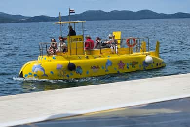 Zadar: gele semi-onderzeeër onderwaterverkenningstocht