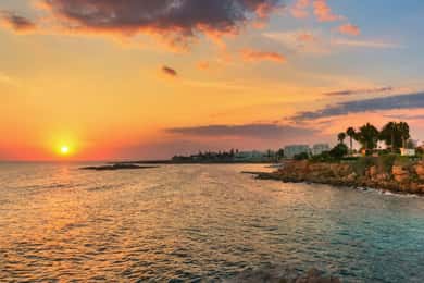 Protaras : tour au coucher du soleil en bateau à fond de verre dans le Lagon Bleu